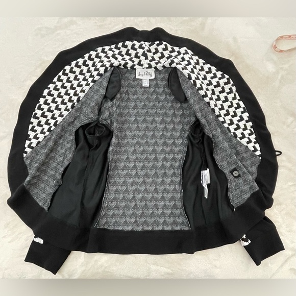 Joseph Ribkoff Black and White Blazer - Picture 12 of 12